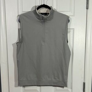 Walter Hagen Essentials Men's Gray Zip Up Golf Vest Size Small